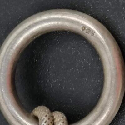 925 STERLING SILVER DOUBLE LINK CHAIN NECKLACE