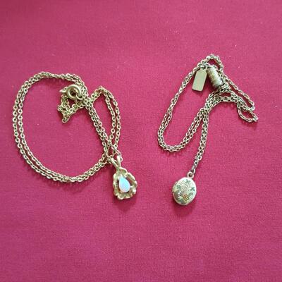 Pair of Gold Colored Necklaces