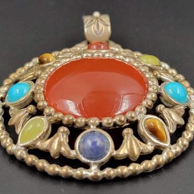 THAILAND COLORFUL METAL PENDANT