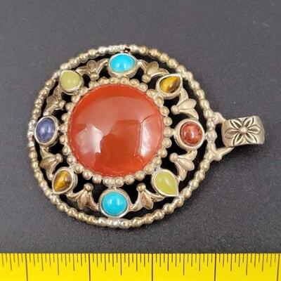 THAILAND COLORFUL METAL PENDANT
