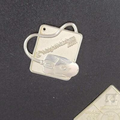 STERLING SILVER â€œWEIGHT WATCHERSâ€ PENDANTS - SET OF 3