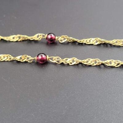 GOLD TONED JEWELED VINTAGE STYLE NECKLACE