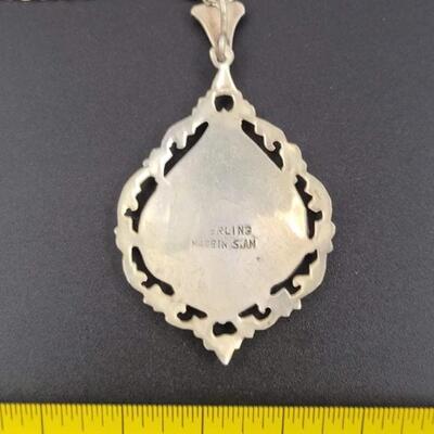 STERLING SILVER â€œGODDESS NEILLOâ€ NECKLACE - MARKED â€œMACBIN SIANâ€