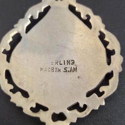 STERLING SILVER â€œGODDESS NEILLOâ€ NECKLACE - MARKED â€œMACBIN SIANâ€