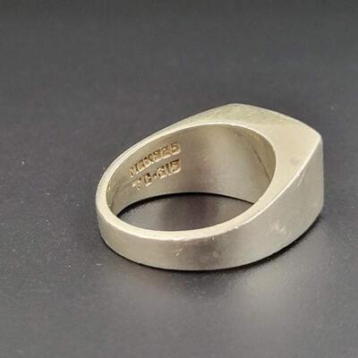 925 STERLING SILVER TIGER EYE RING