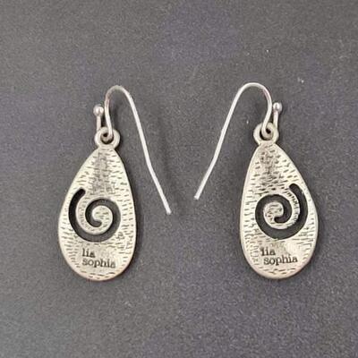LIA SOPHIA TEARDROP DANGLE EARRINGS