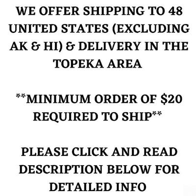 PLEASE READ FOR SHIPPING INFO