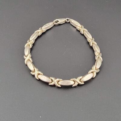 ITALY 925 STERLING SILVER BRACELET - MARKED â€œFASâ€