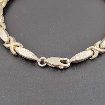 ITALY 925 STERLING SILVER BRACELET - MARKED â€œFASâ€