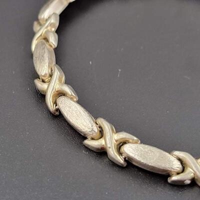 ITALY 925 STERLING SILVER BRACELET - MARKED â€œFASâ€