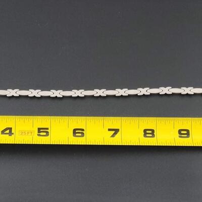 ITALY 925 STERLING SILVER BRACELET - MARKED â€œFASâ€