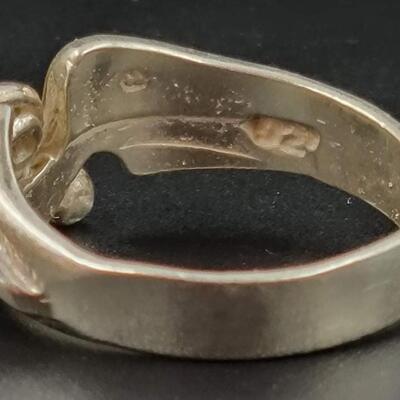 925 STERLING SILVER SWIRL RING
