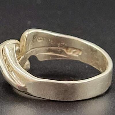 925 STERLING SILVER SWIRL RING