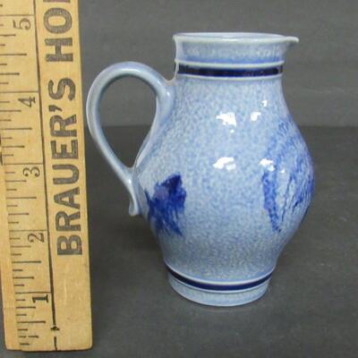 Vintage Marzi Remy Stoneware .25 L Small Pitcher or Creamer