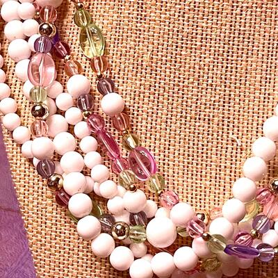 Lot 45 Vintage Costume Jewelry Multi-Strand Necklace