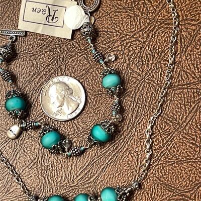 Lot 49 New With Tag Necklace & Bracelet Set by Raen Toggle Charms