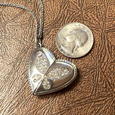 Lot 52 Brighton Heart Twist & Turn Pendant Into Oval Clasp Marked 925