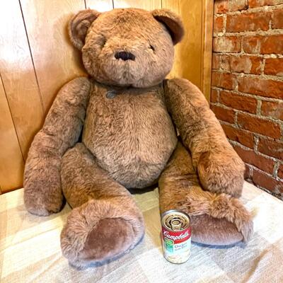 Lot 54 Giant Gund Teddy Bear Jointed Large Plush Stuffed Animal 24" Sitting down
