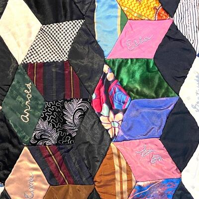 Lot 59 Antique Friendship Quilt Flannel Back 57x69