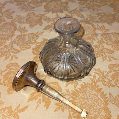 Lot 60  Antique Sterling Silver 3pc Vanity Set