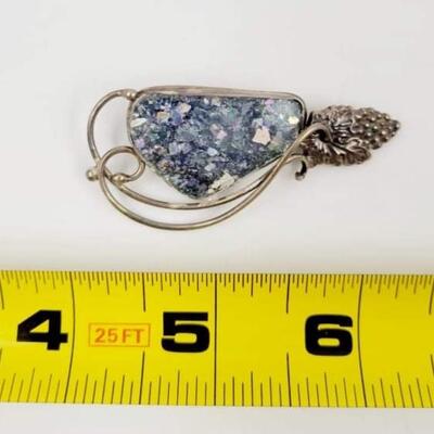 TIFFANY & CO 925 STERLING SILVER PENDANT BROOCH