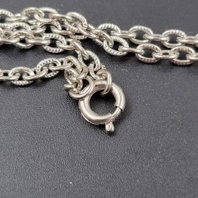 VINTAGE ITALY SILVER METAL LION PENDANT NECKLACE