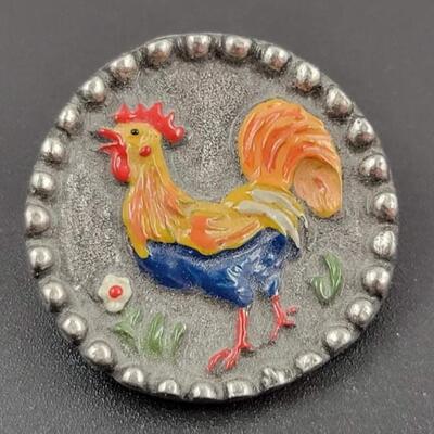 ROUND METAL CHICKEN PIN