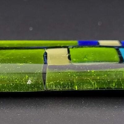 COLORFUL GEOMETRIC GLASS PENDANT