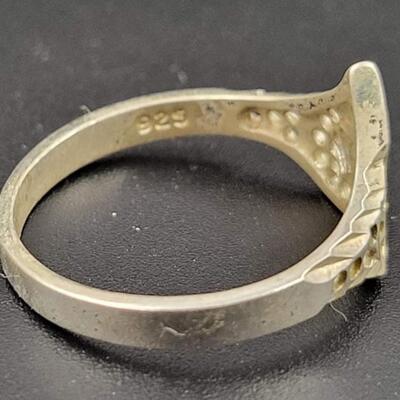 VINTAGE 925 STERLING SILVER FILIGREE RING