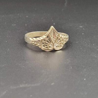 VINTAGE 925 STERLING SILVER FILIGREE RING
