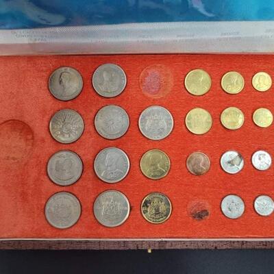 VINTAGE THAI COIN SET W/ BOX