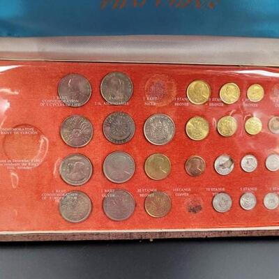 VINTAGE THAI COIN SET W/ BOX