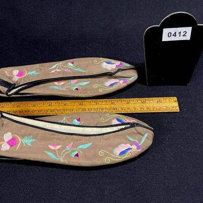 Pair of Charming Antique Chinese Slippers