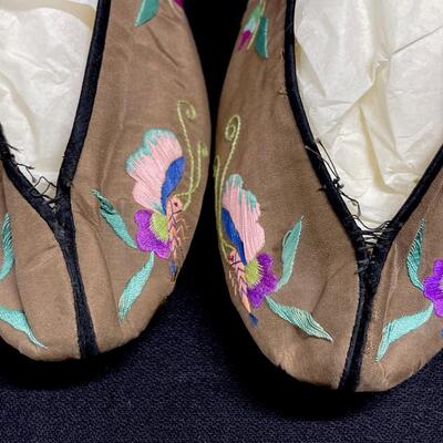 Pair of Charming Antique Chinese Slippers