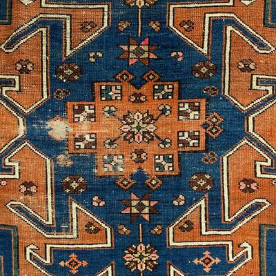 Antique Area Kazak Rug - Region of Caucasus