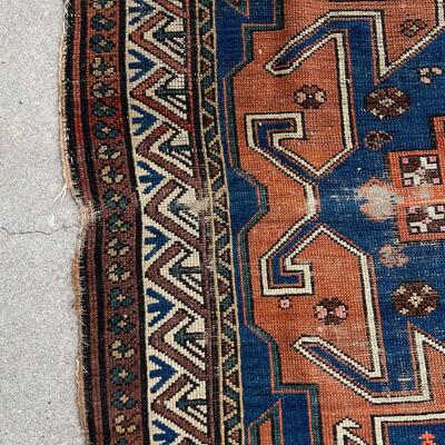 Antique Area Kazak Rug - Region of Caucasus