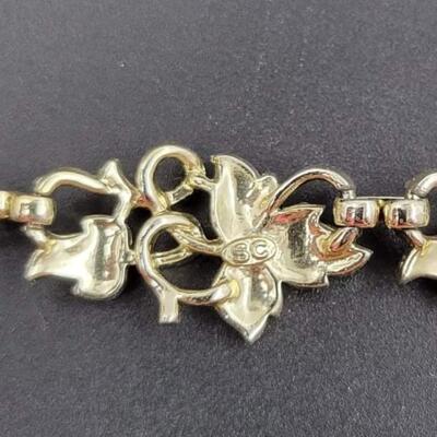 VINTAGE SARAH COVENTRY IVY NECKLACE AND BRACELET SET