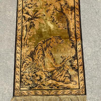 Vintage Tiger and Cubs tapestry