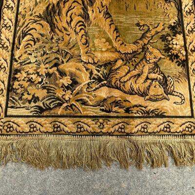 Vintage Tiger and Cubs tapestry