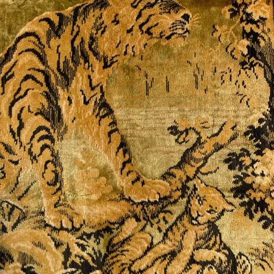 Vintage Tiger and Cubs tapestry