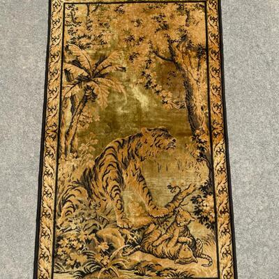 Vintage Tiger and Cubs tapestry
