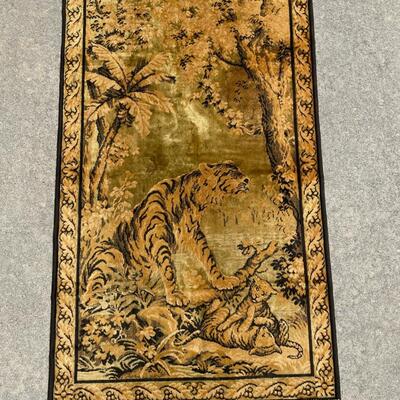 Vintage Tiger and Cubs tapestry