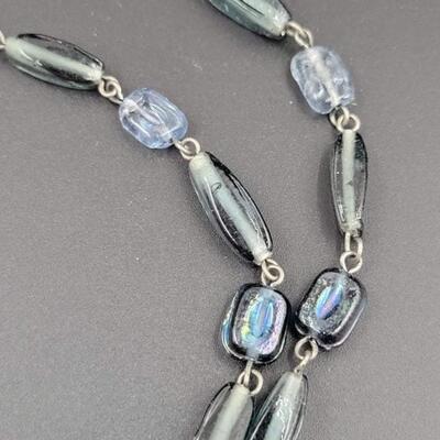 WORTHINGTON PURPLE CAMEO BEADED NECKLACE