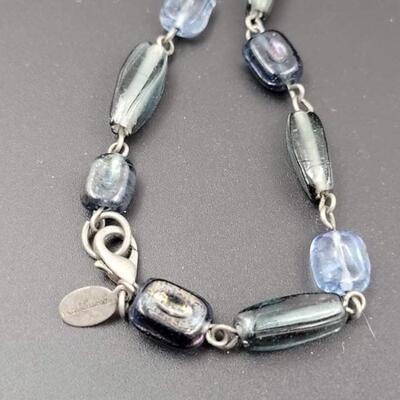 WORTHINGTON PURPLE CAMEO BEADED NECKLACE