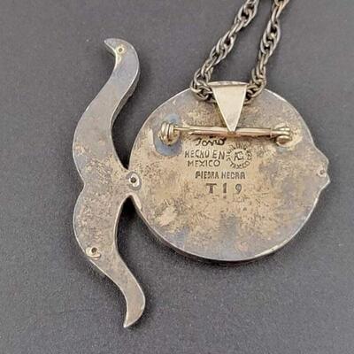 MEXICO TAXCO 925 STERLING SILVER FISH PENDANT