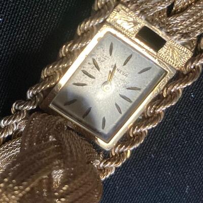 Geneva 14k Rope Band and Diamond Watch 44 grams total weight!