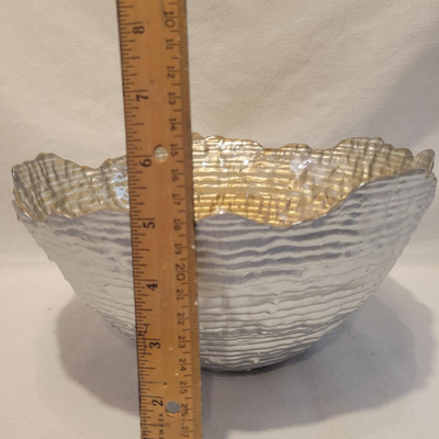 Decorative Gold & Silver Bowl