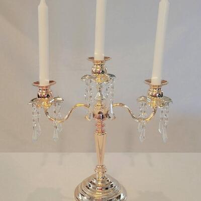 Candelabra with Crystals