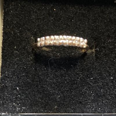 14k gold and Diamond Ring Size 5.5