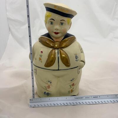 -1- SHAWNEE | 1942 USN Sailor Boy â€œGobâ€ | Cookie Jar